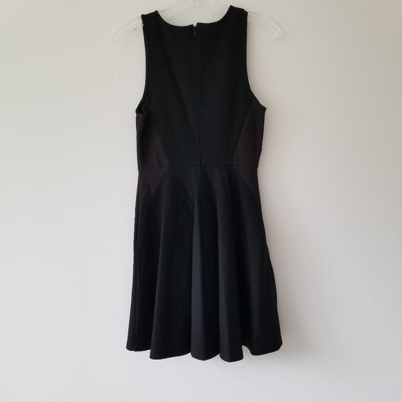 🌸 ASTR Black Sleeveless Fit & Flare Skater Dress Size Medium - Picture 7 of 9